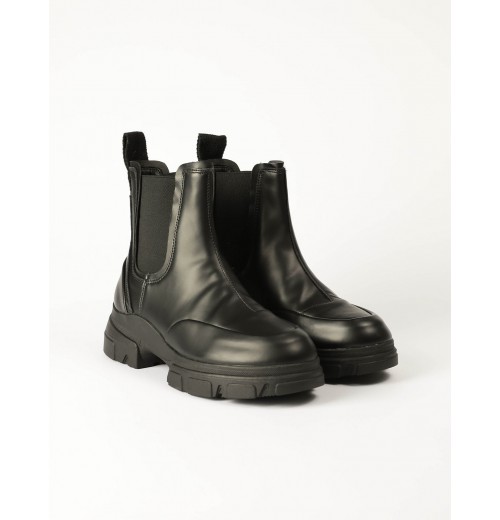 STPAY PU Stretch Combat Style Boot