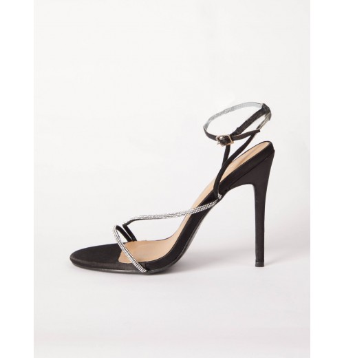 STPAY Diamante Strappy Heels