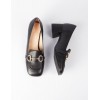 STPAY Gold Detail Heeled Loafers