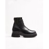 STPAY Chunky Sock Detail Zip Up Boots