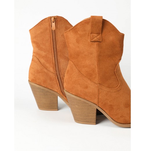 STPAY Suede Western Cowboy Boots