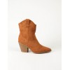 STPAY Suede Western Cowboy Boots