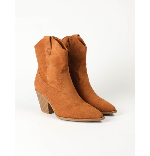 STPAY Suede Western Cowboy Boots