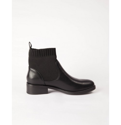 STPAY Sock Cuff Detail Chelsea Boot