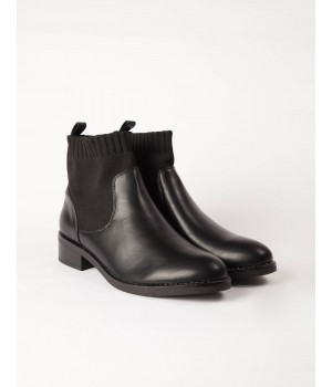 STPAY Sock Cuff Detail Chelsea Boot