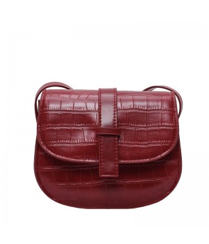 STPAY Leather Buckle Bag