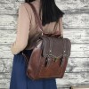 STPAY Double Buckle Flap Backpack