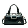 STPAY Buckle Leather Bag