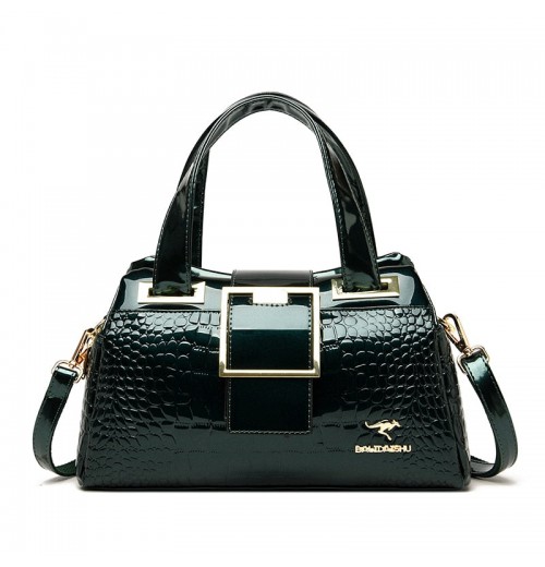 STPAY Buckle Leather Bag