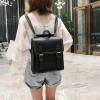 STPAY Leather buckle backpack