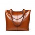 STPAY Leather Rectangle Tote Bag