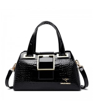 STPAY Buckle Leather Bag