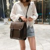 STPAY Leather buckle backpack