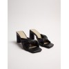 STPAY Twist Strap Mules With Square Toe