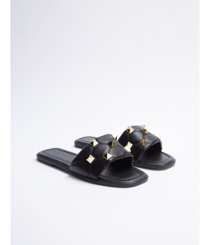 STPAY Stud Strap Mules