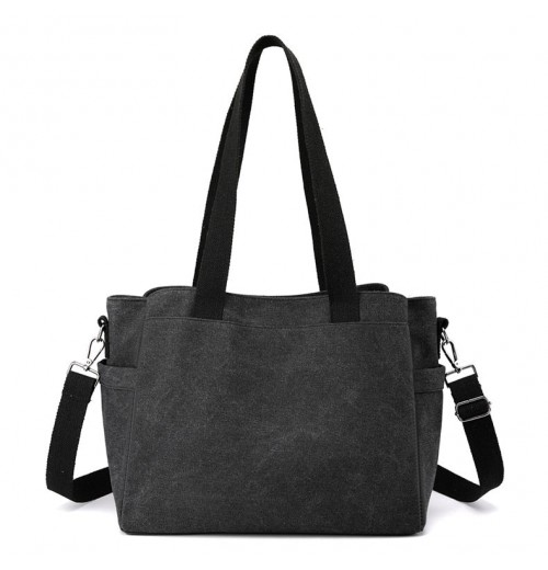 STPAY Black Rectangle Tote Bag