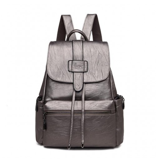 STPAY Buckle Backpack Purse